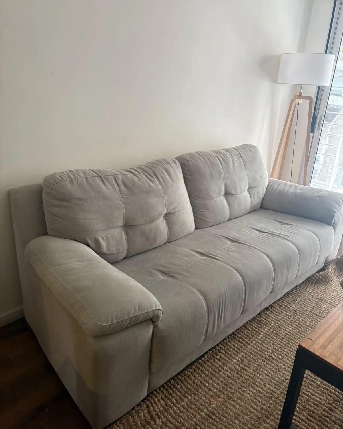 Sillón 3 cuerpos Gris
