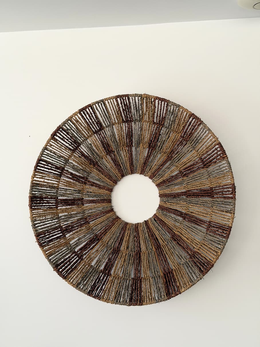Deco de pared en fibras naturales, de Tutto Deco