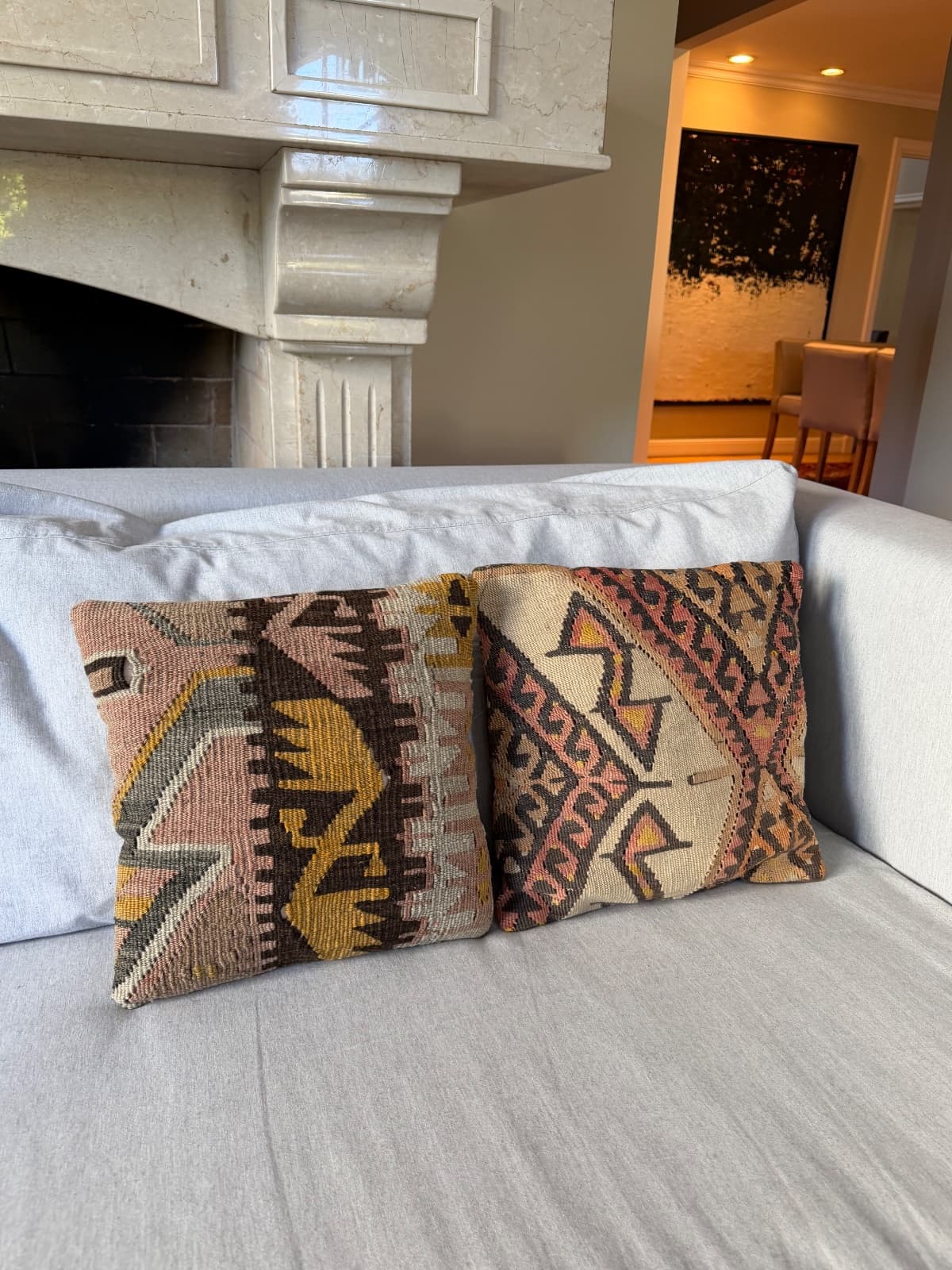 Par de almohadones turcos