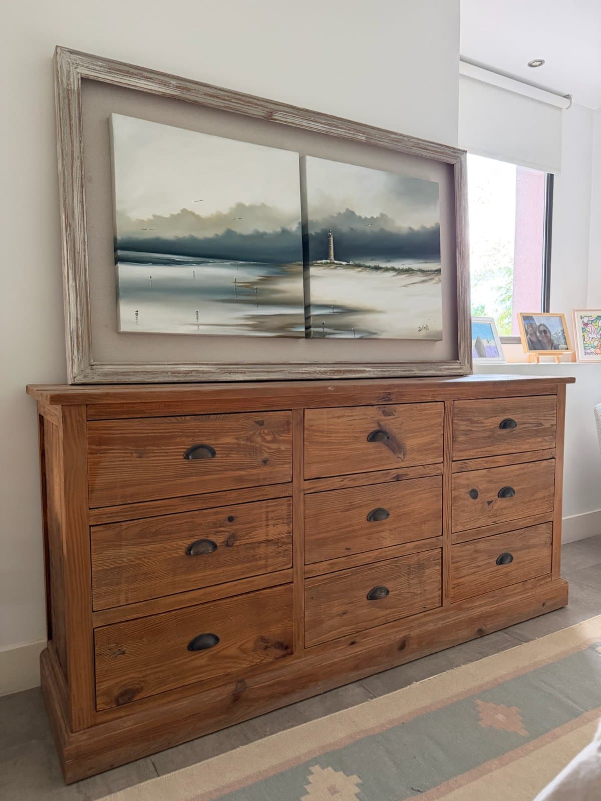 Cómoda de madera MASINFINITO